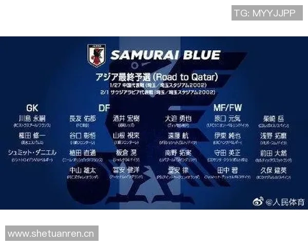 日本队新阵容亮相三名球员来自圣图尔登助力球队再创佳绩